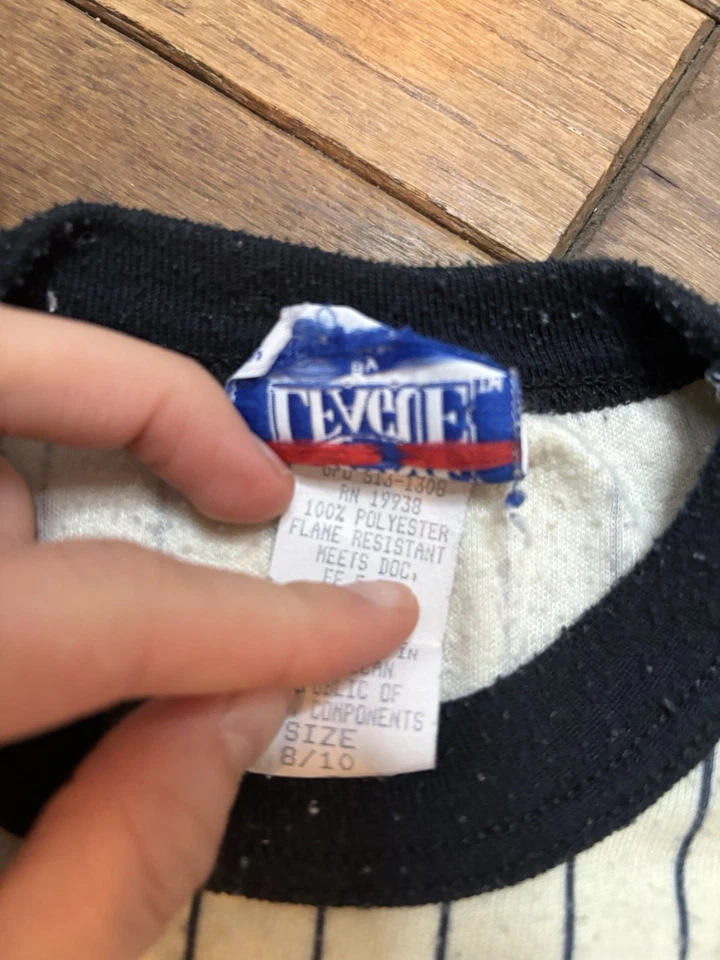 DE COLECCIÓN 90s y2k Chicago White Sox Comiskey Park PJ Set 8-10 niños béisbol MLB Foto 3 de 4