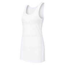WOMENS SLEEVELESS MINI DRESS BODYCON STRETCH TANK VEST TOP CASUAL SUMMER DRESSES