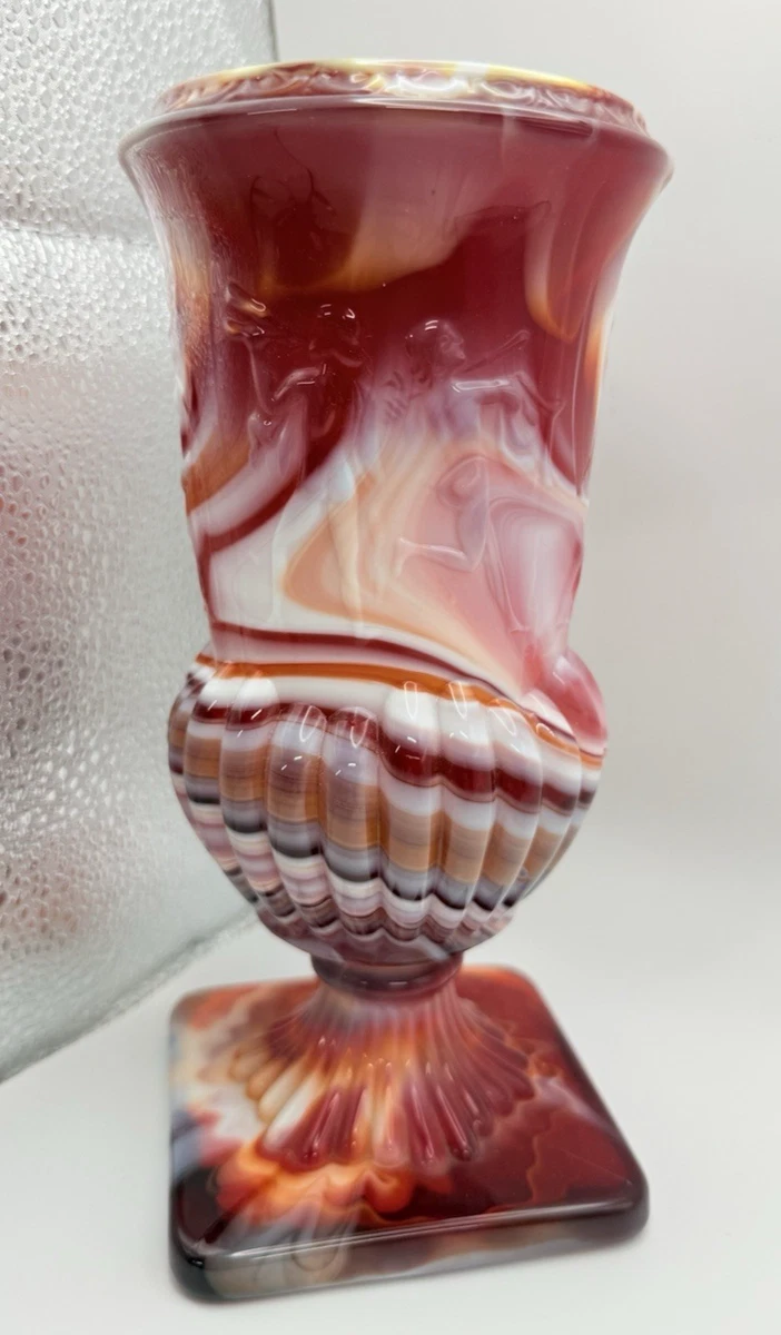 1950年　貴重品　アメリカ　アンティーク　花瓶　陶器　ヴィンテージ　レトロ Glass White Collectible 1950-1959 Time Period Manufactured Vases