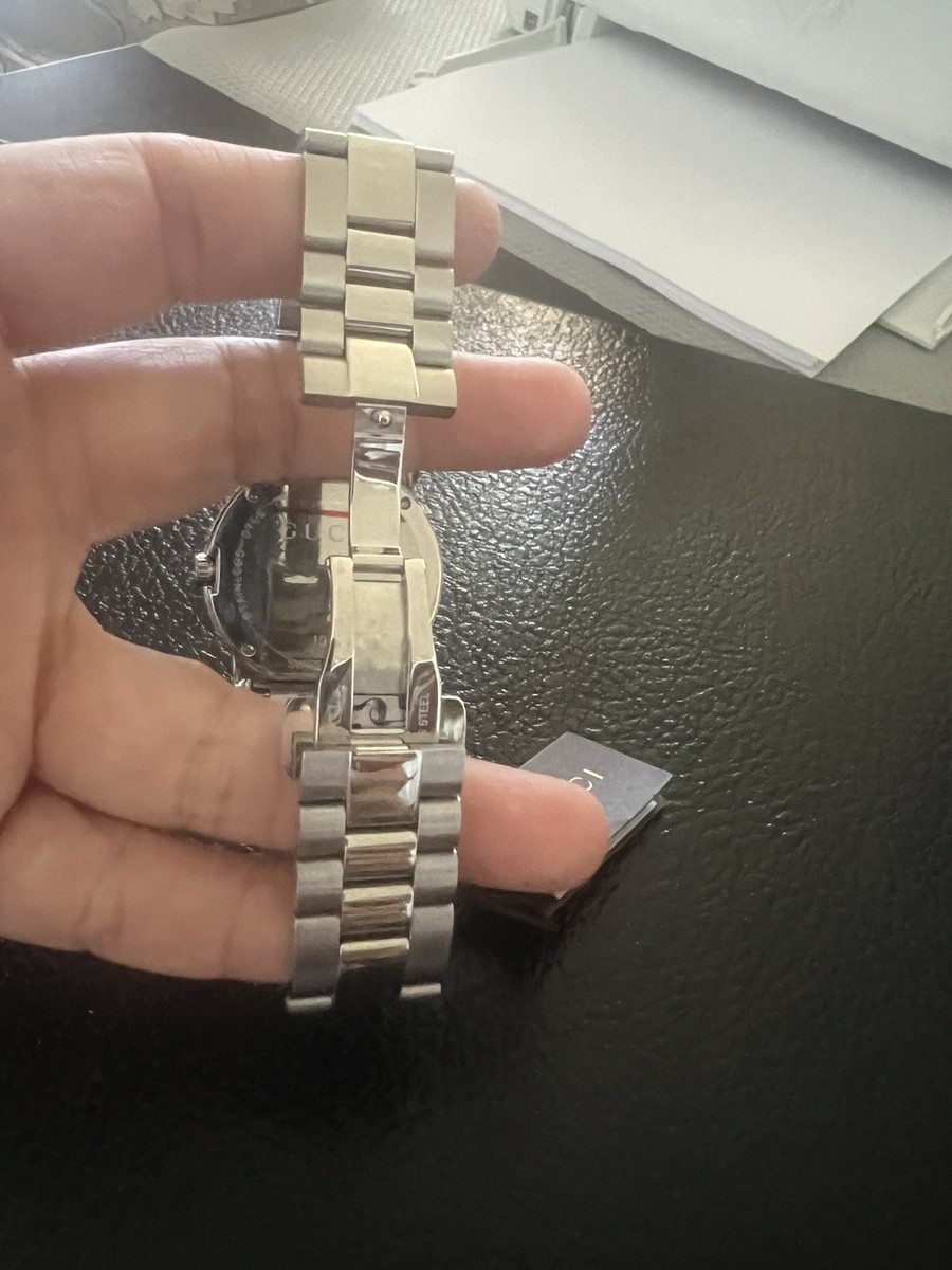 Gucci Silver Men's Watch - 101J for sale online | eBay