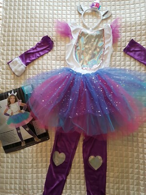 Girls Magical Unicorn Costume Child's Fancy Dress Kids Rainbow