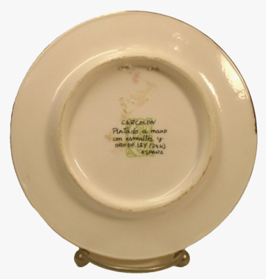 Cercolon Pintado a Mano con Esmaltes y Oro de ley (24K) Espana 5.5