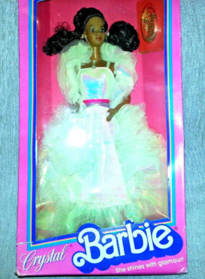 CRYSTAL BARBIE DOLL African American 1983 MATTEL #4859 Ages 3+