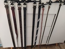 Beautiful Faux Leather Belt with Studs Various Colours and Sizes NEW
