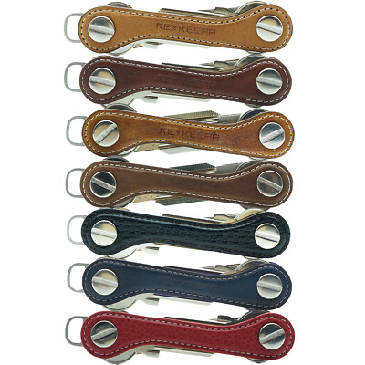 Keykeepa Leder Key Organizer Schlüssel Manager Schlüsselanhänger Metall Etui 