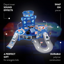 Diecast Cruisers Deposito Polizia Playset