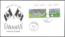 🍁Canada  #983 & 987    CANADIAN FORTS    Brand New 1983  Special Event Cachet