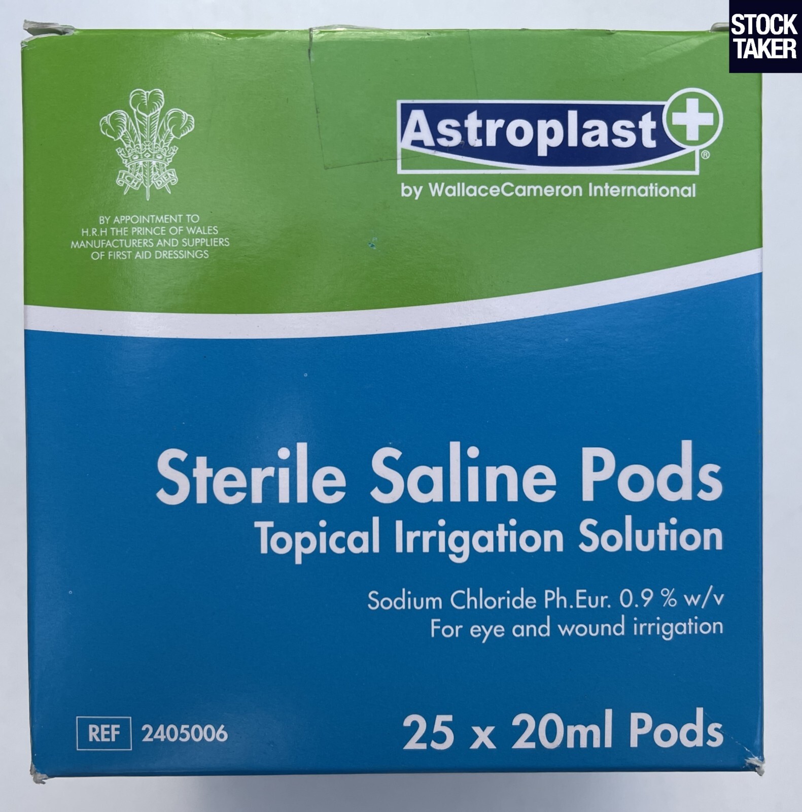 (25-Pack) Astroplast Saline Eyepods 20ml Sterile (EXP: 2026) VAT Invoice