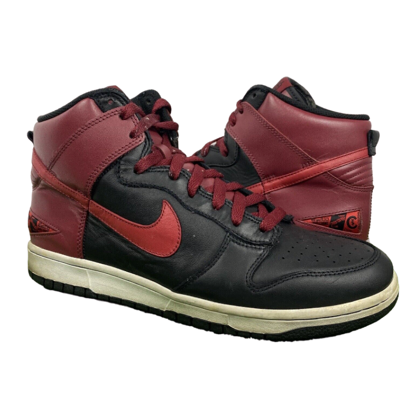 Nike Dunk High Bfive 2006 Black Red Christopher Club Mens Nike Dunk High Bfive 2006 Black Red Christopher Club Mens