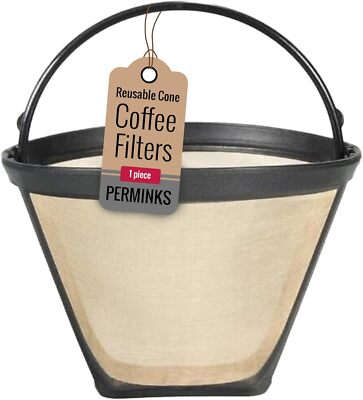 PERMINKS Reusable Cone Coffee Filters #4 - Cuisinart Coffee Filter Replacemen...