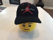 VTG 90 s Nike Air Jordan Script Jumpman Strapback Hat w 23 Logo Wool Hat - rare