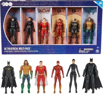 DC Comics Theatrical Pack WB 100 Limited Edition 6 Super Hero Action Figures