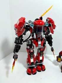LEGO Ninjago Movie :  Fire Mech 70615 (2017) + Hulkbuster 76104