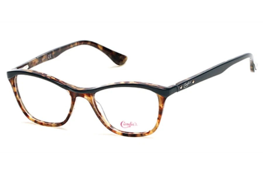 Candie's CA0137 005 Dark Tortoise Plastic Optical Eyeglasses Frame 52 17 135