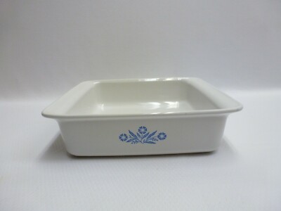 Corning Ware Cornflower Blue P-322 Square Baking Pan USA