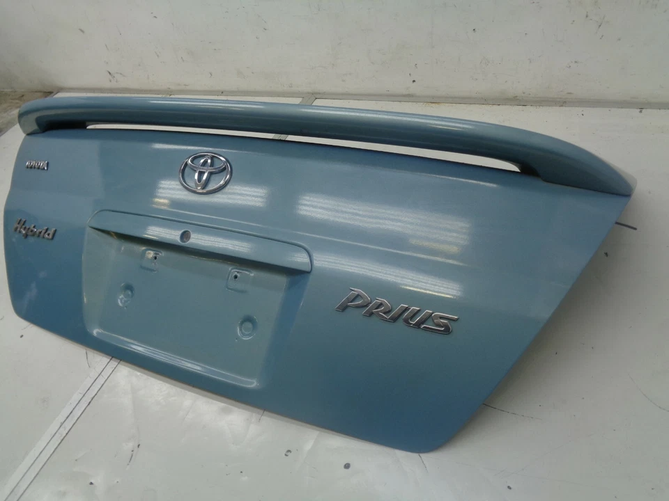 2001-2003 Toyota Prius Trunk Hatch Tailgate W/ Spoiler Blue OEM AK2104176 — 第 4/4 张图片