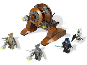 Lego Geonosian Cannon 9491 Star Wars Minifigure Building Set