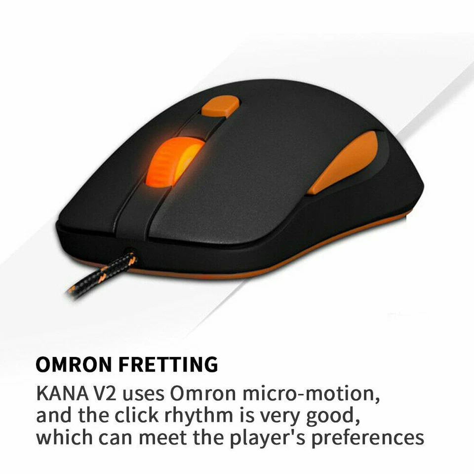 steelseries kana v2 ergonomic photoelectric wired gaming mouse cpi switch In Box - Image 4 of 4