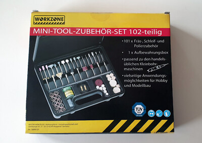 WORKZONE Mini-Tool-Zubehör-Set 102-teilig - Neu & OVP - TÜV-SÜD