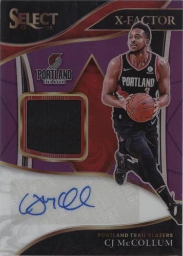 2021-22 Panini Select - C.J. McCollum #XF-CJM