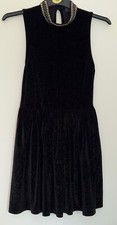 Topshop Velvet Feel Dress Size 8