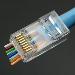 50pcs Ez Conector rj45 Cat6 8P8C não blindado Modular Cat6 rj45 Plug terminais | eBay