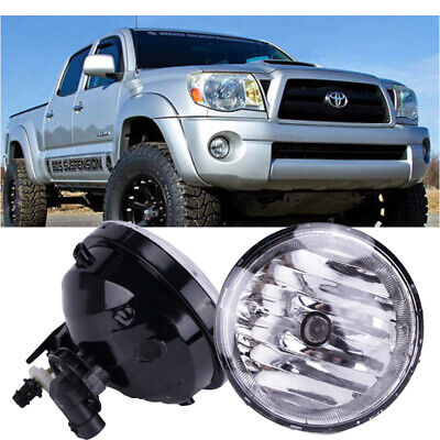05-11 Toyota Tacoma Fog Lights Clear Lens Front Driving Lamps COMPLETE KIT