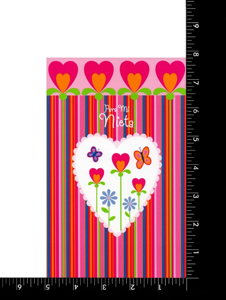 漂亮的 Valentine'S DAY DÍA DE SAN VALETIN 卡 适用于 GRANDDAUGHTER NIETA 作者 Estrella — 第 4/4 张图片