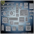 Scifi Industrial greeblie pack 28mm greeble greebly model parts kitbash