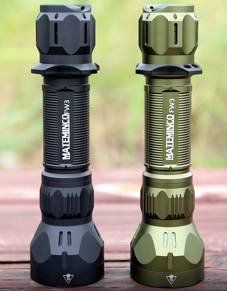 FW3 LED + LEP Laser Mini Flashlight 1350M Range 1550 Lumens 