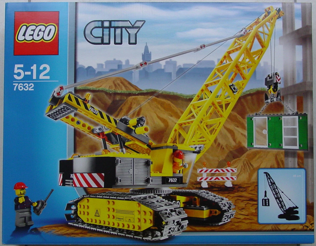 stole Hændelse Integration NEW Lego Town City CONSTRUCTION 7632 Crawler Crane Sealed 673419112413 |  eBay