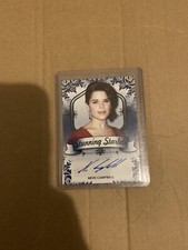 2016 Leaf Pop Century Stunning Starlet Neve Campbell Autograph Blue /10