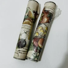 2 Rolls Of Vintage Cornerstone Fruit Design Wallpaper Border 5 Yards Each