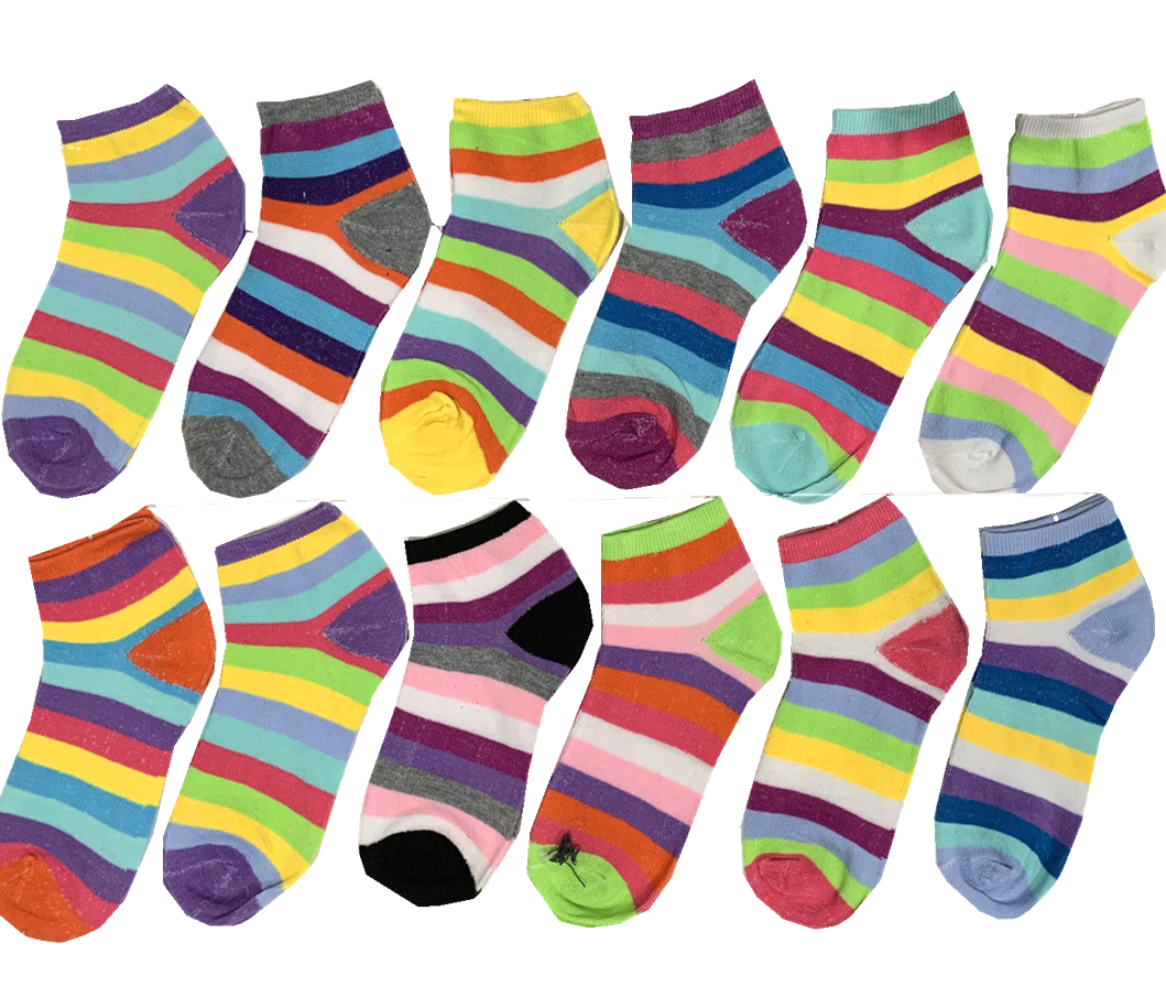 New 612 Pairs Womens Ankle Quarter Socks Size 911 Fashion Casual eBay