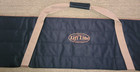 Vtg LiftLine black nylon ski bag / travel carry case w dual handles