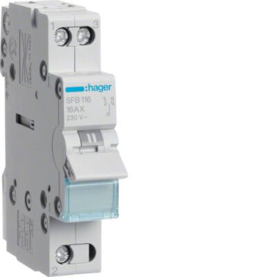 Hager SFB116 Gruppenschalter 1-polig 1PLE 16A 230V