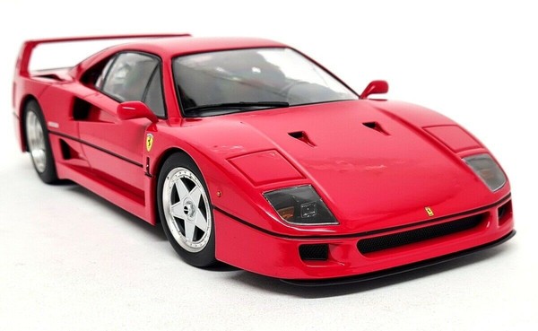 Kk 1/18 - Ferrari F40 1987 Rosso Corsa Red 80'S Supercar Diecast Scale Model Car-image