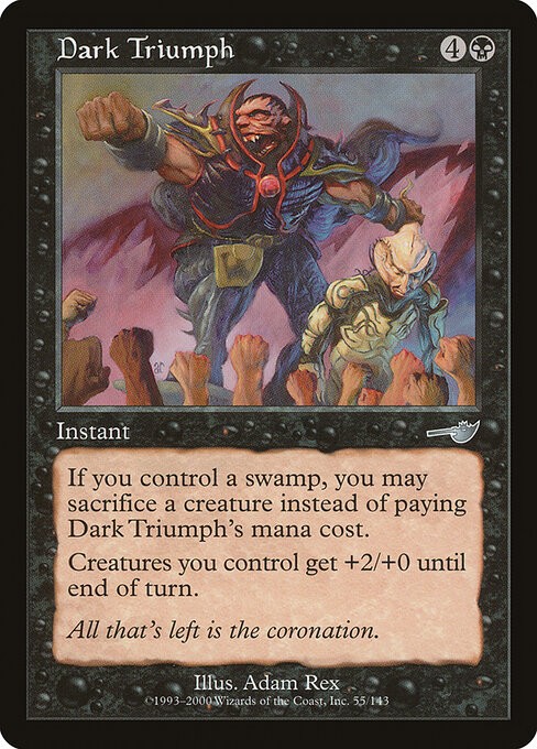Dark Triumph NonFoil Nemesis 55 NM MTG
