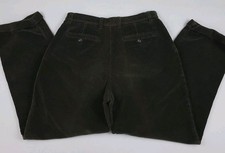 Vintage 90s St Johns Bay Brown Corduroy Pants Relaxed Loose Vtg Usa 32x29 Fit