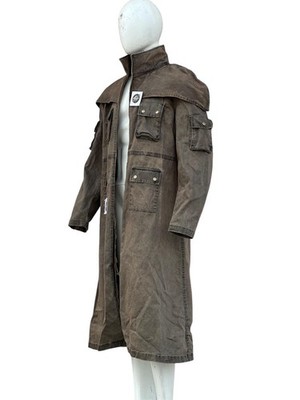 Fallout New Vegas NCR Veteran Ranger Costume | Canvas Duster Coat Cosplay Outfit