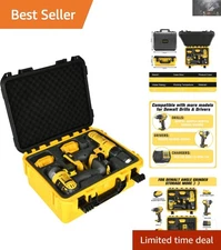 Waterproof Tool Case for Dewalt 20V MAX XR Drill & Impact Driver - 12