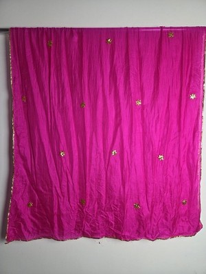 Hellrosa Gota Patti indischer Dupatta Schal Party Hochzeit Chunni 