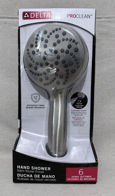 Delta Pro Clean Hand Shower 6 Spray Settings  75741SN