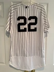 Harrison Bader 2023 Game Used Worn NY Yankees Home White Jersey MLB Hologram
