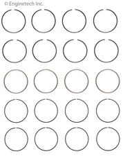 Piston Ring Set For 07-08 Honda Fit  S73114-.50