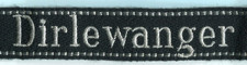 German World War II Waffen Elite Dirlewanger Enlisted Mans Cuff Title