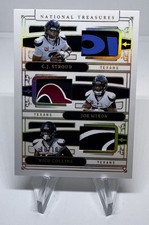 2025 National Treasures Triple Patch SSP 10/10 Stroud/Mixon/Collins Holo Gold 🔥