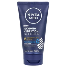 Men, Maximum Hydration Face Lotion, SPF 15, 2.5 fl oz (75 ml)