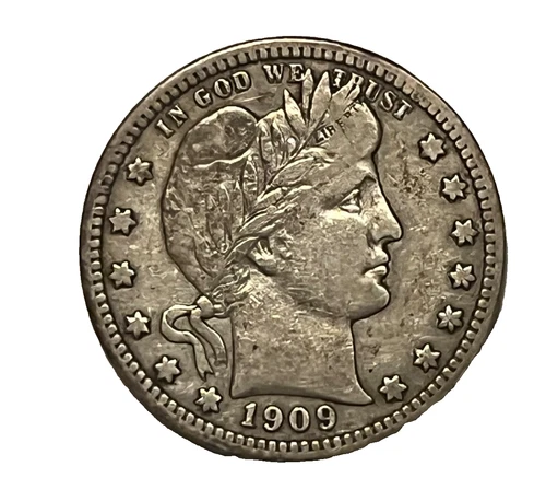 1909 Barber Quarter ,  very  Fine