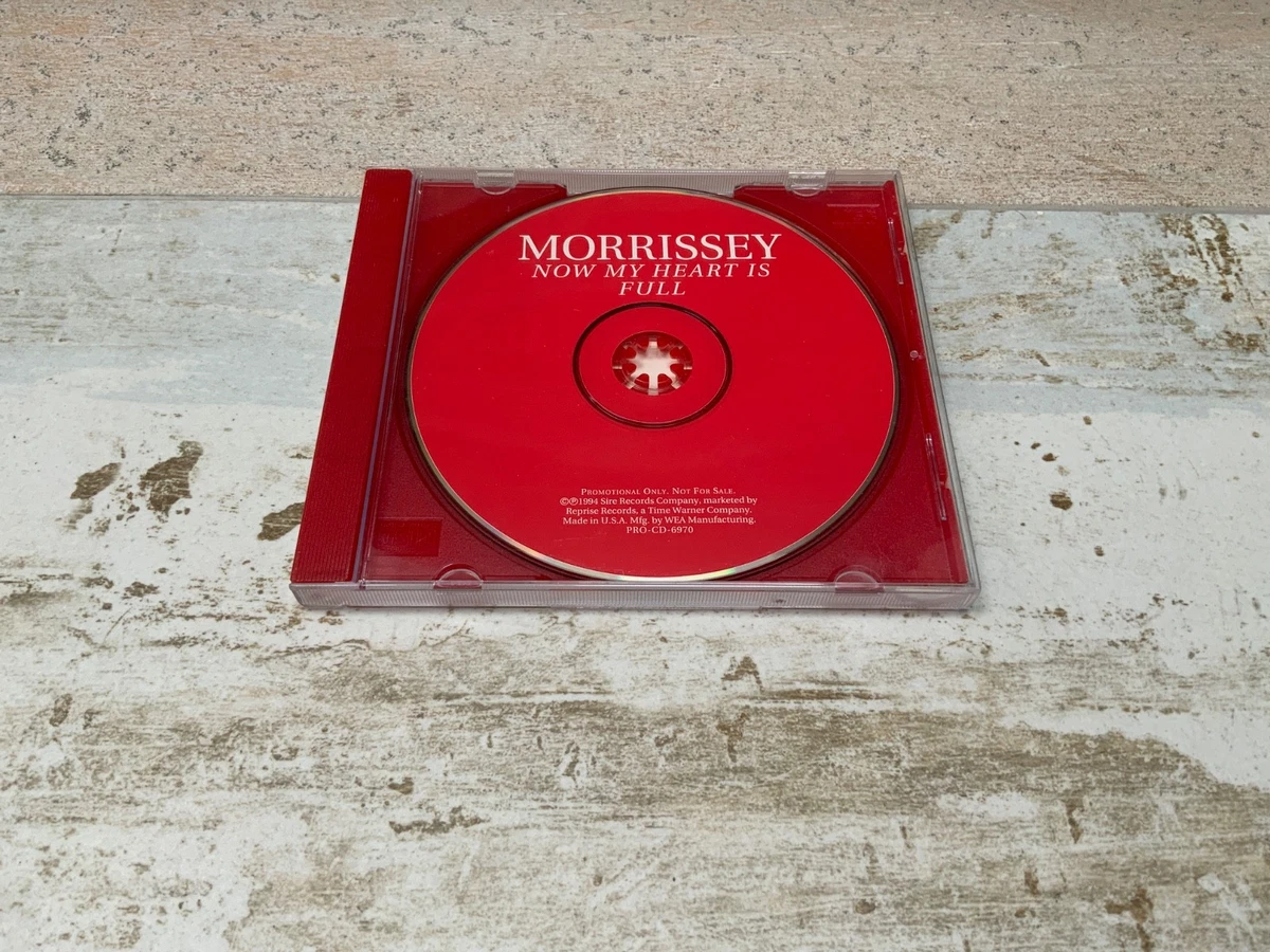 Morrissey - Now My Heart Is Full rare USA PROMO CD Single 1990 NM /NM The Smiths